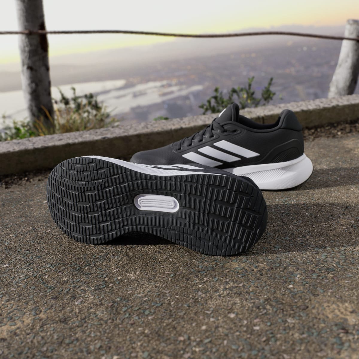 adidas Men's Runfalcon 5 Running Shoes - Core Black / Cloud White / Core Black
