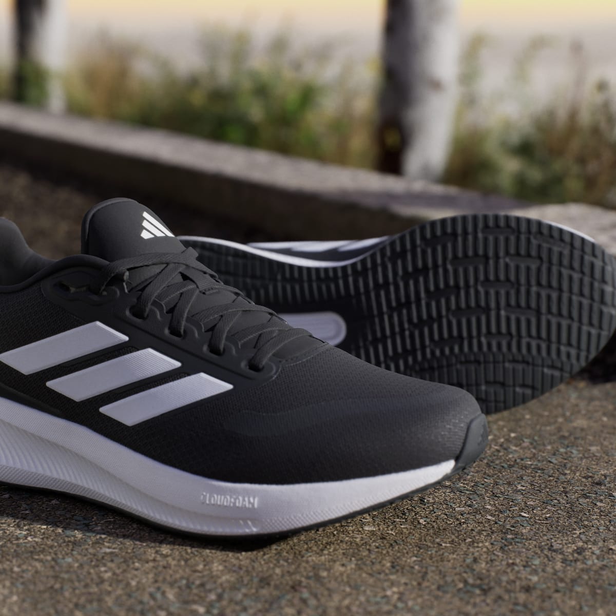 adidas Men's Runfalcon 5 Running Shoes - Core Black / Cloud White / Core Black