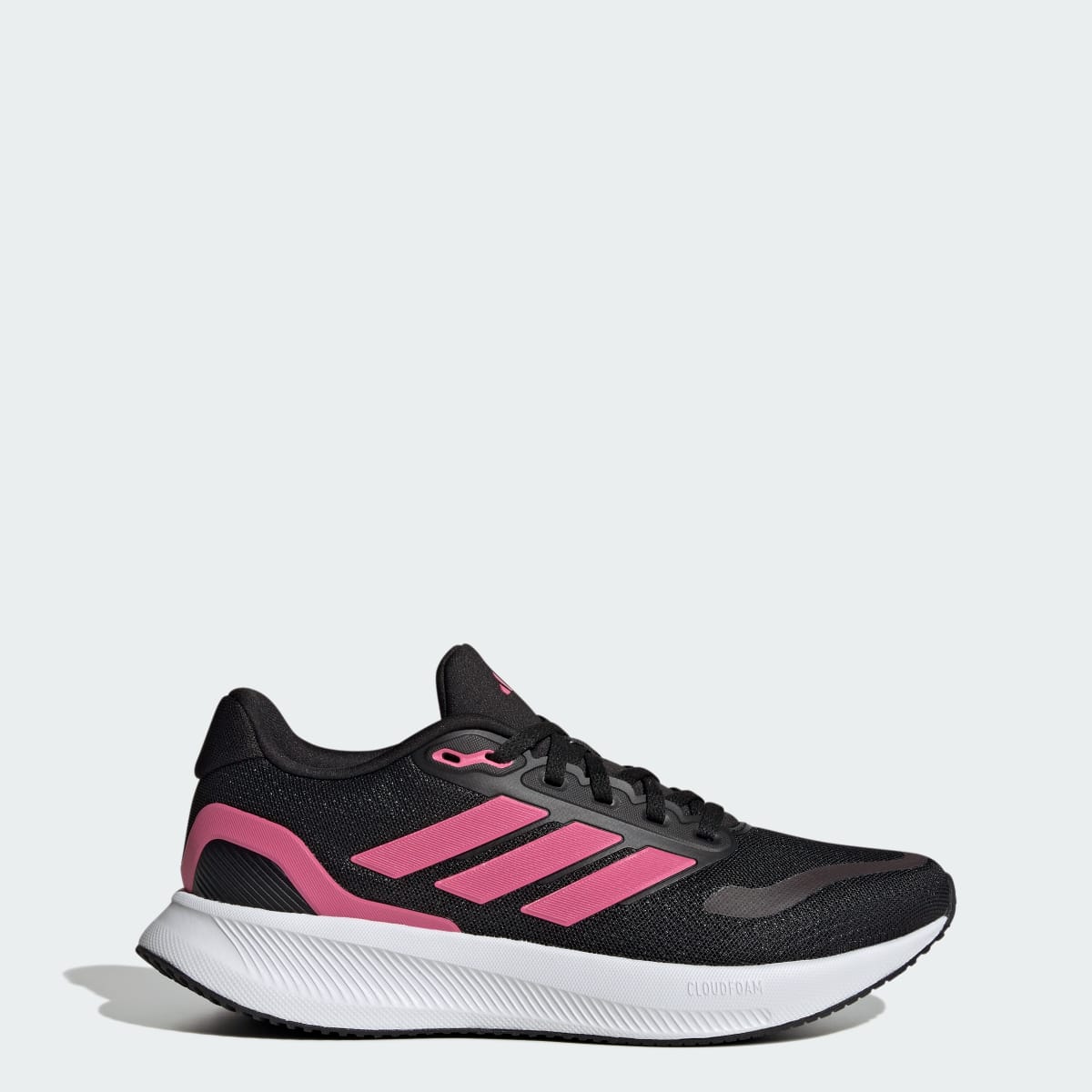 adidas Women's Runfalcon 5 Running Shoes - Core Black / Pink Fusion / Cloud White