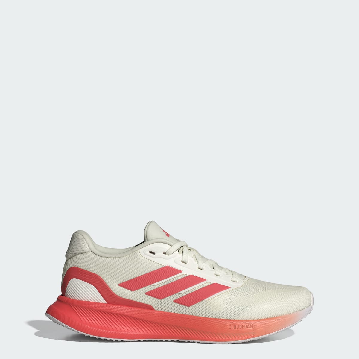 adidas Women's Runfalcon 5 Running Shoes - Off White / Preloved Scarlet / Dash Grey