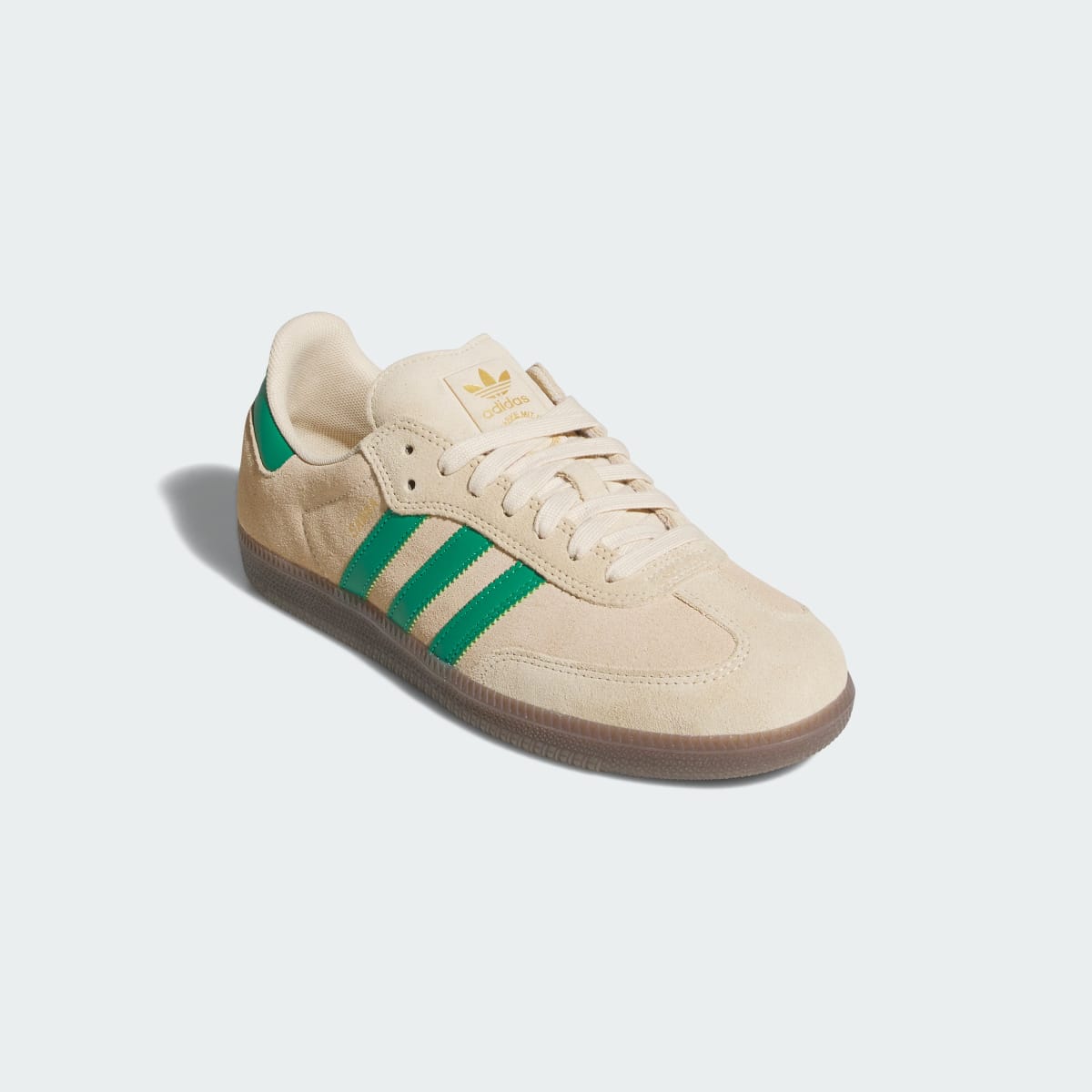 adidas Men's Samba ADV Shoes - Sand Strata / Court Green / Gum
