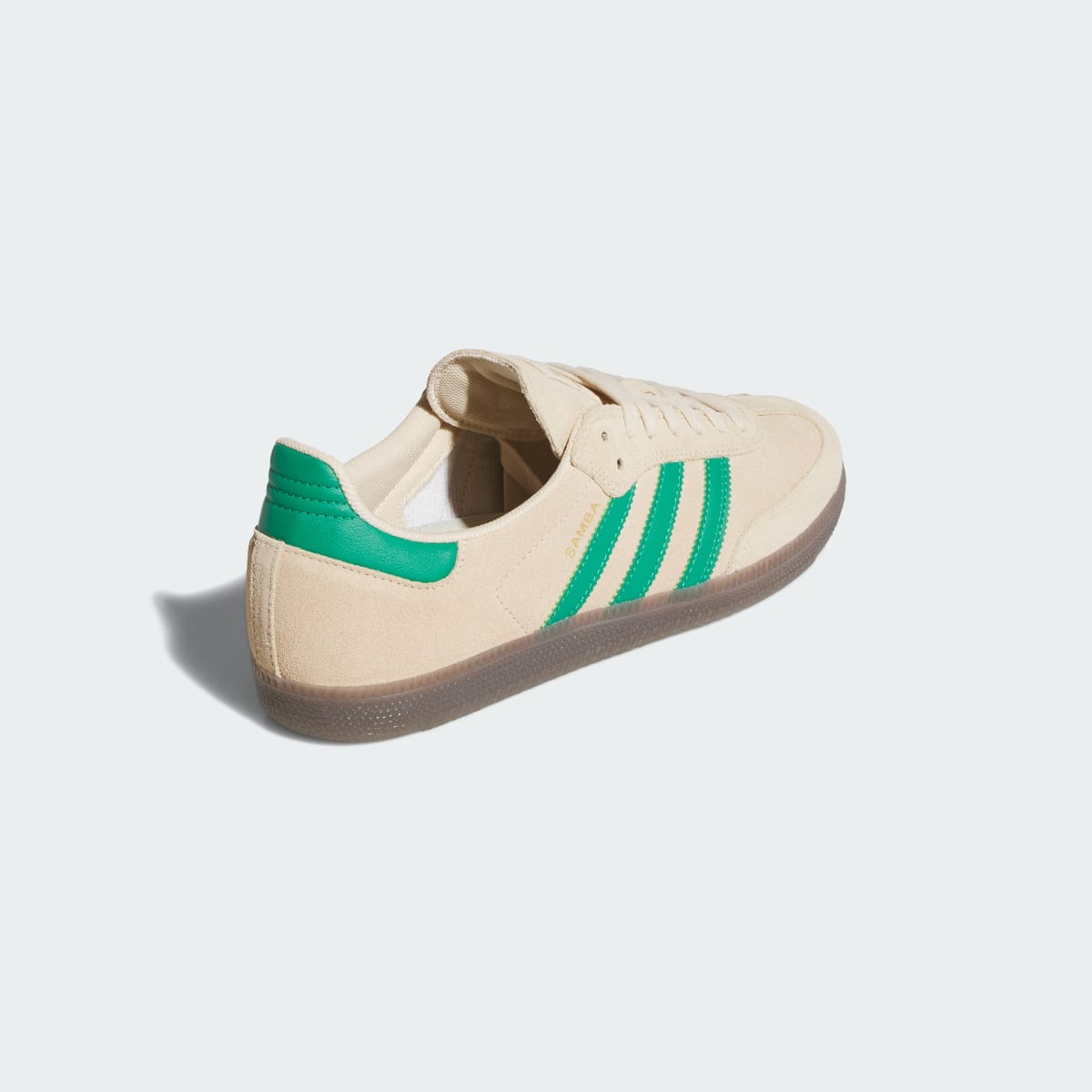 adidas Men's Samba ADV Shoes - Sand Strata / Court Green / Gum