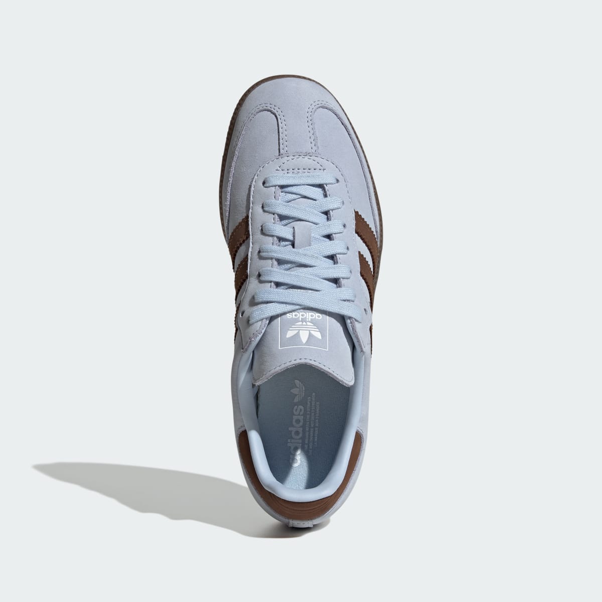 adidas Women's Samba OG Shoes - Crystal Sky / Earth Strata / Cloud White