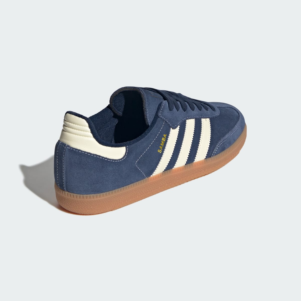 adidas Women's Samba OG Shoes - Night Indigo / Warm Vanilla / Gum