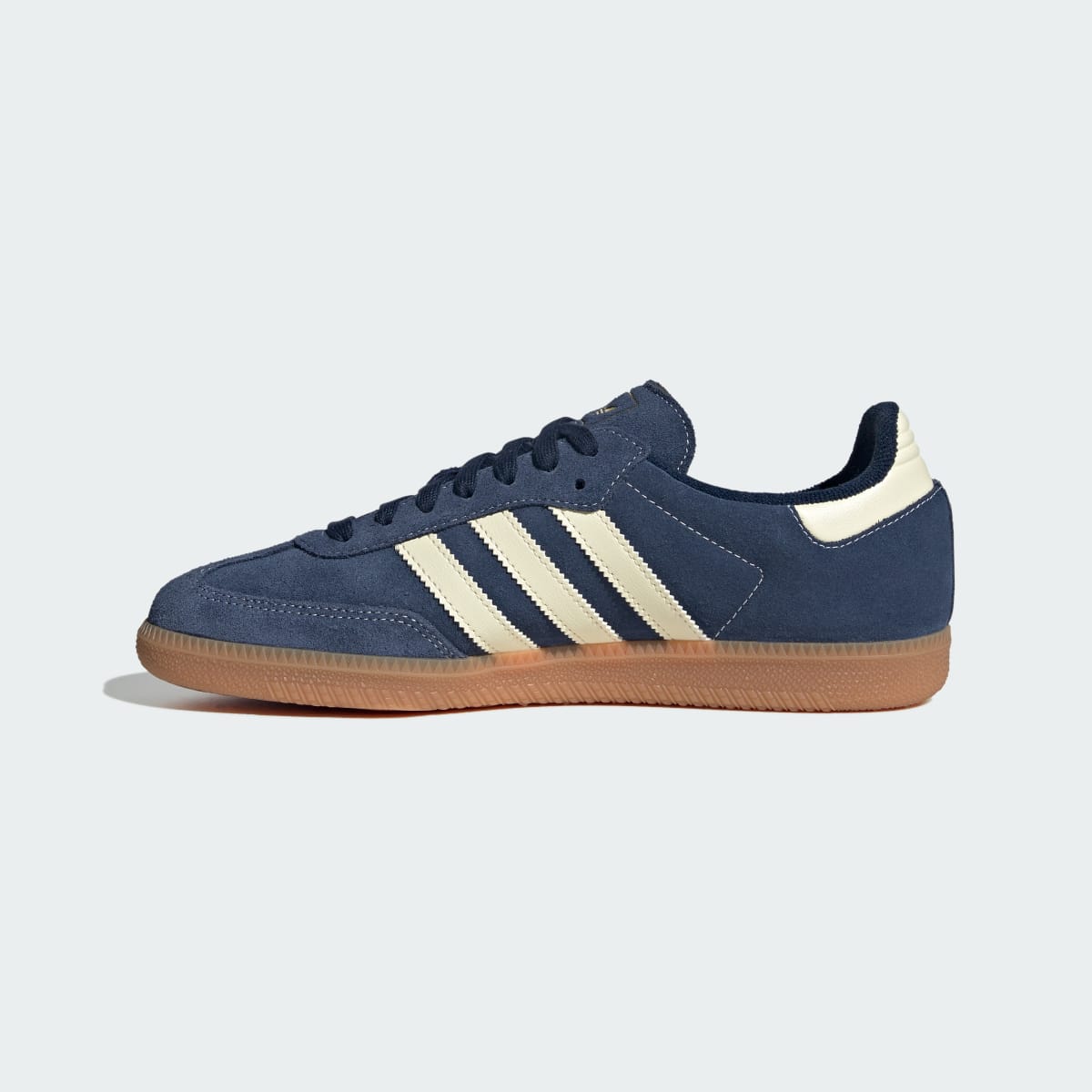 adidas Women's Samba OG Shoes - Night Indigo / Warm Vanilla / Gum