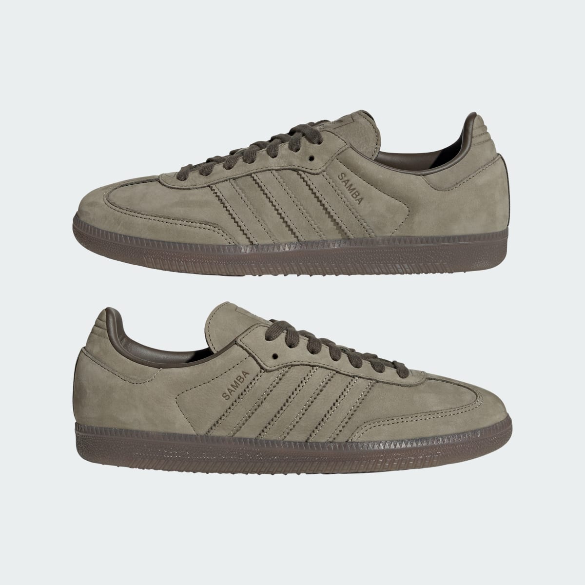 adidas Women's Samba OG Shoes - Clay / Shadow Olive / Gum
