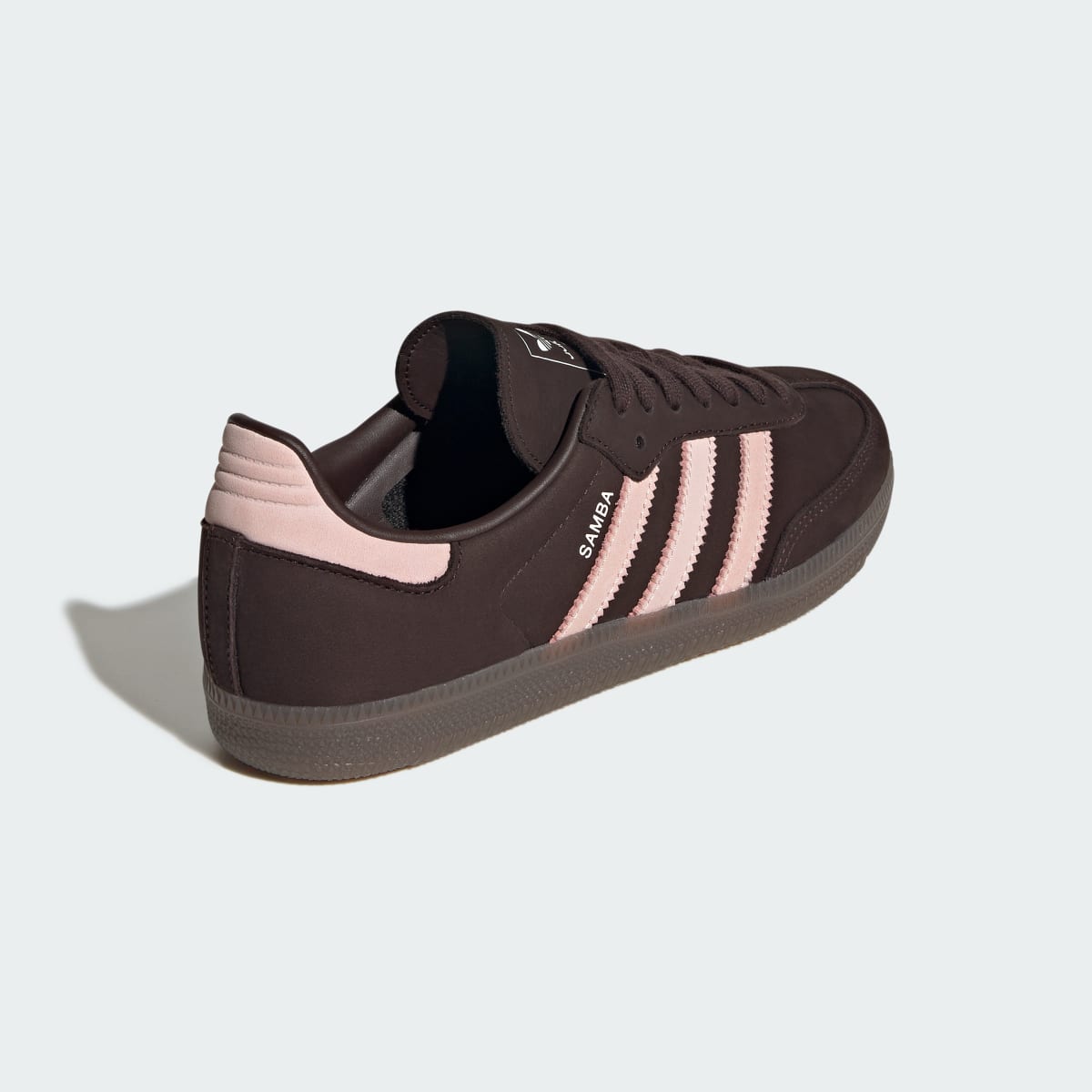 adidas Women's Samba OG Shoes - Aurora Coffee / Sandy Pink / Cloud White