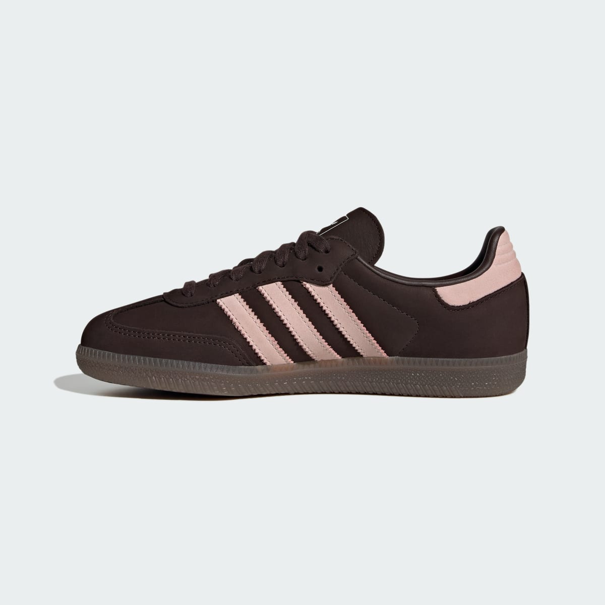 adidas Women's Samba OG Shoes - Aurora Coffee / Sandy Pink / Cloud White