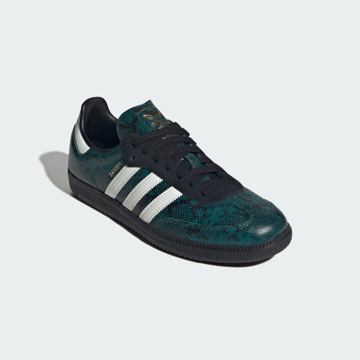 adidas Women's Samba OG Shoes - Rich Green / Off White / Core Black