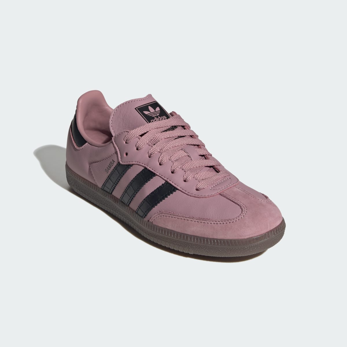 adidas Women's Samba OG Shoes - Magic Mauve / Core Black / Gum