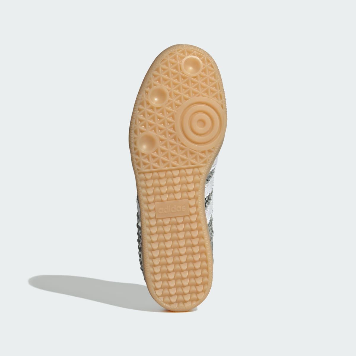 adidas Women's Samba Shoes - Silver Metallic / Cloud White / Gum