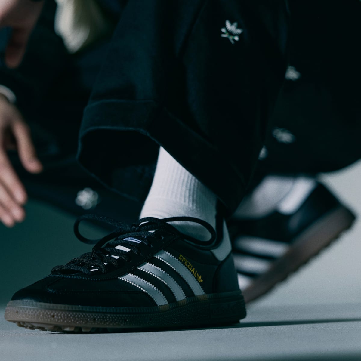 adidas Women's Spezial Spikeless Golf Shoes - Core Black / Cloud White / Gum