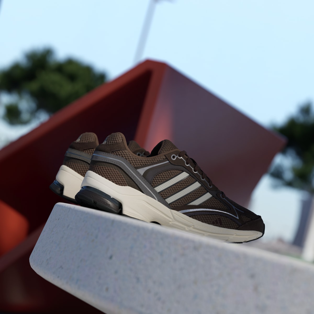 adidas Women's Spiritain 2000 Shoes - Earth Strata / Alumina / Dark Brown