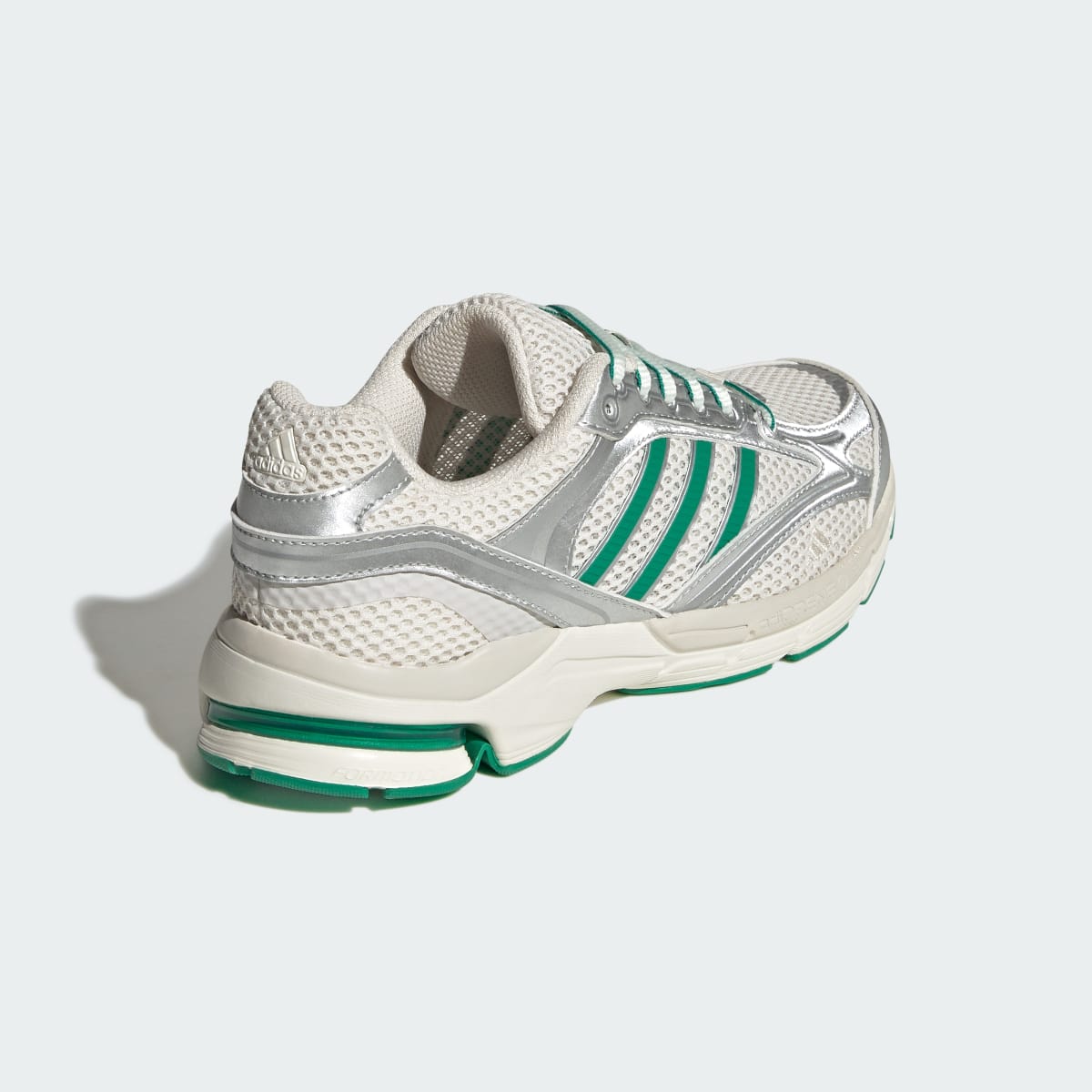 adidas Women's Spiritain 2000 Shoes - Chalk White / Silver Metallic / Court Green