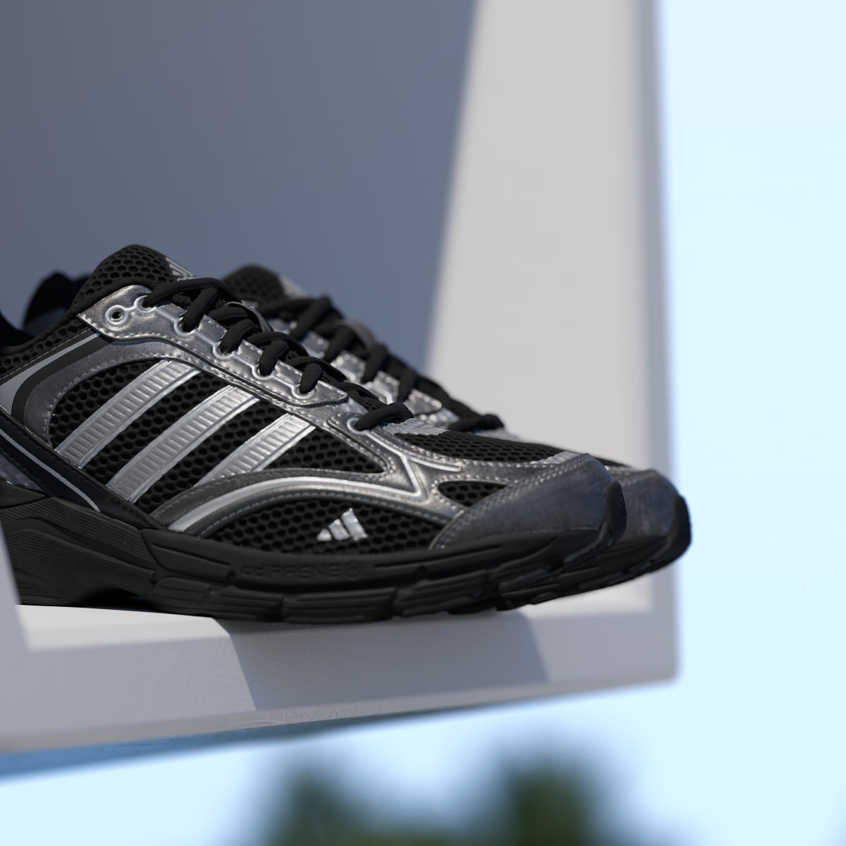 adidas Women's Spiritain 2000 Shoes - Core Black / Iron Metallic / Matte Silver