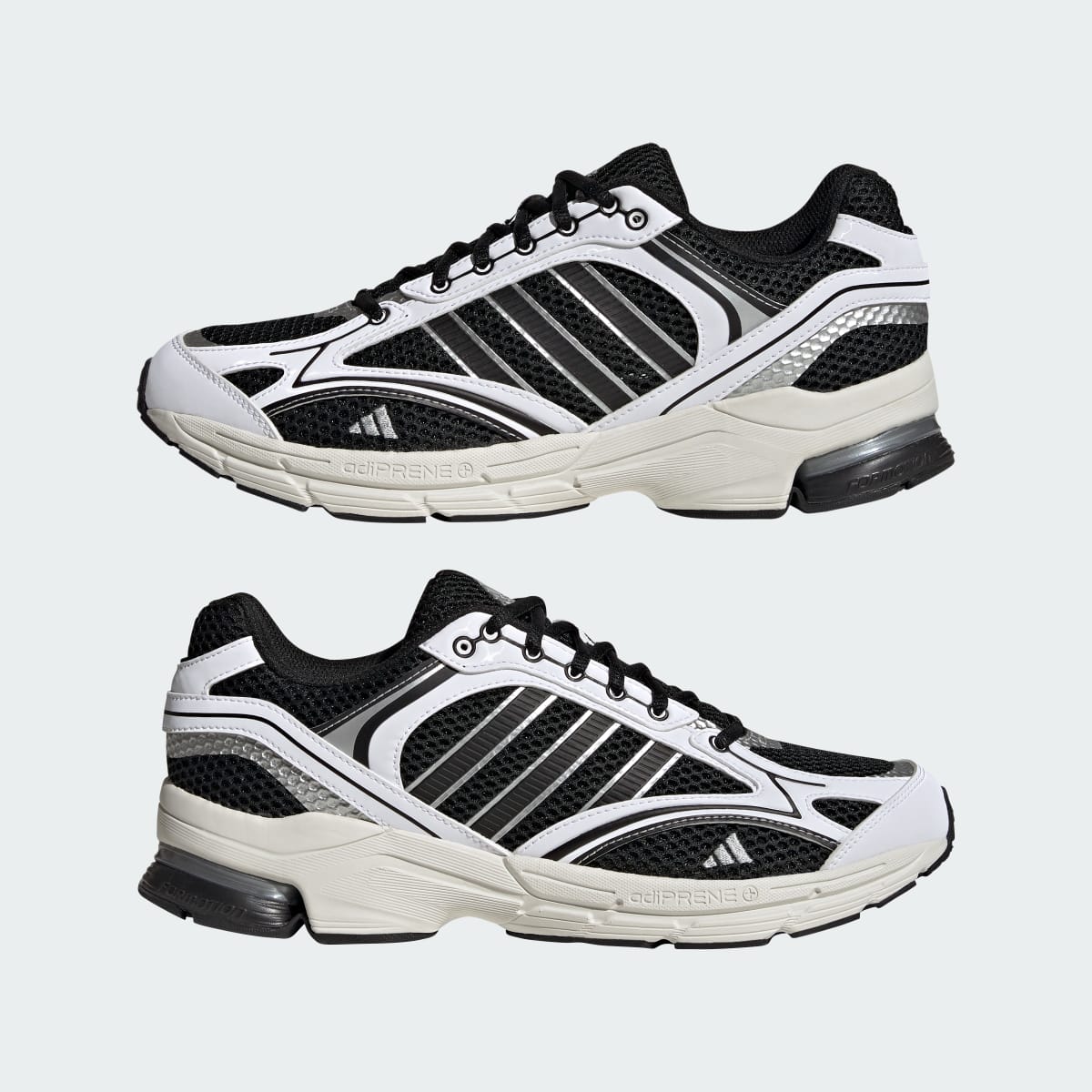 adidas Women's Spiritain 2000 Shoes - Cloud White / Core Black / Matte Silver