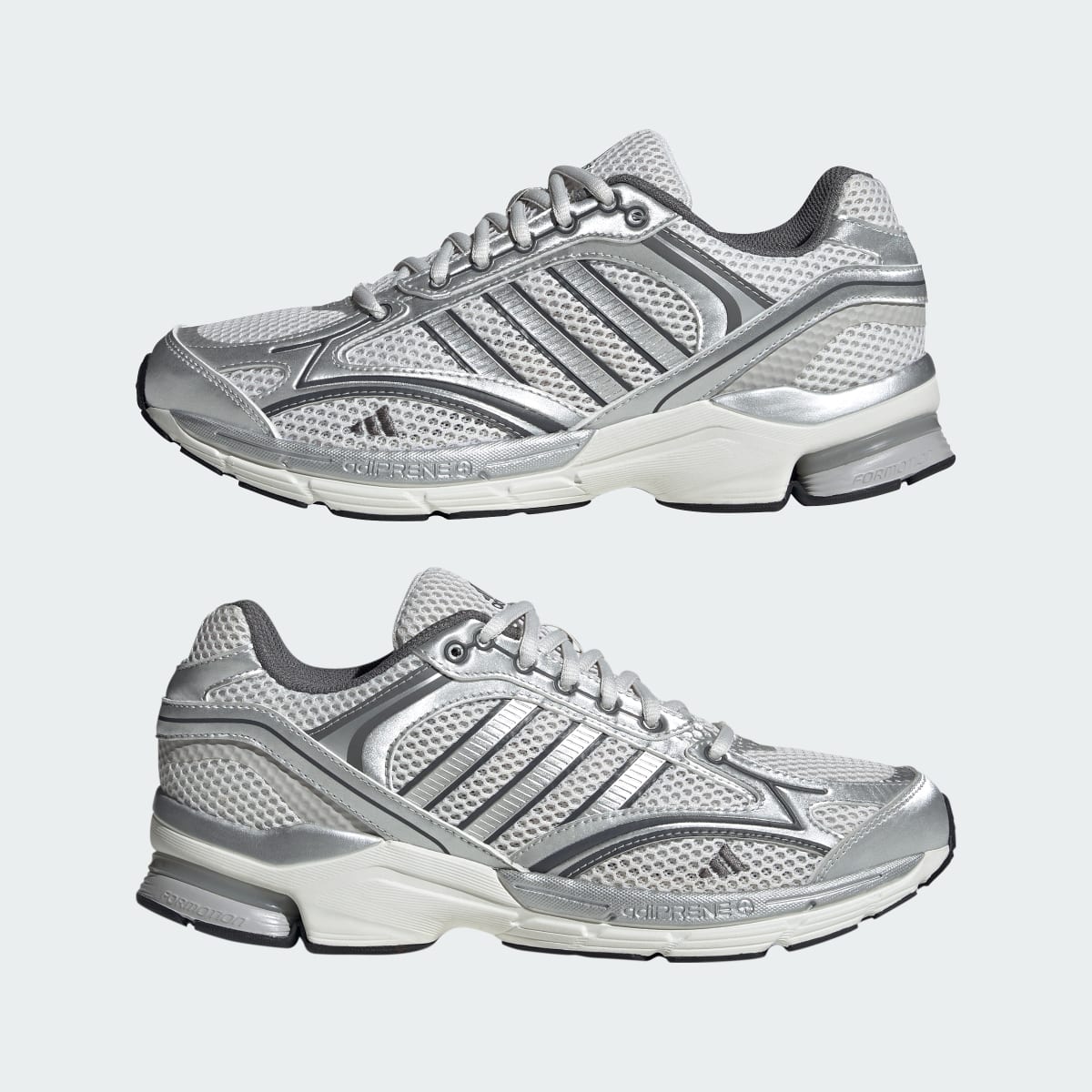 adidas Women's Spiritain 2000 Shoes - Crystal White / Silver Metallic / Grey Four