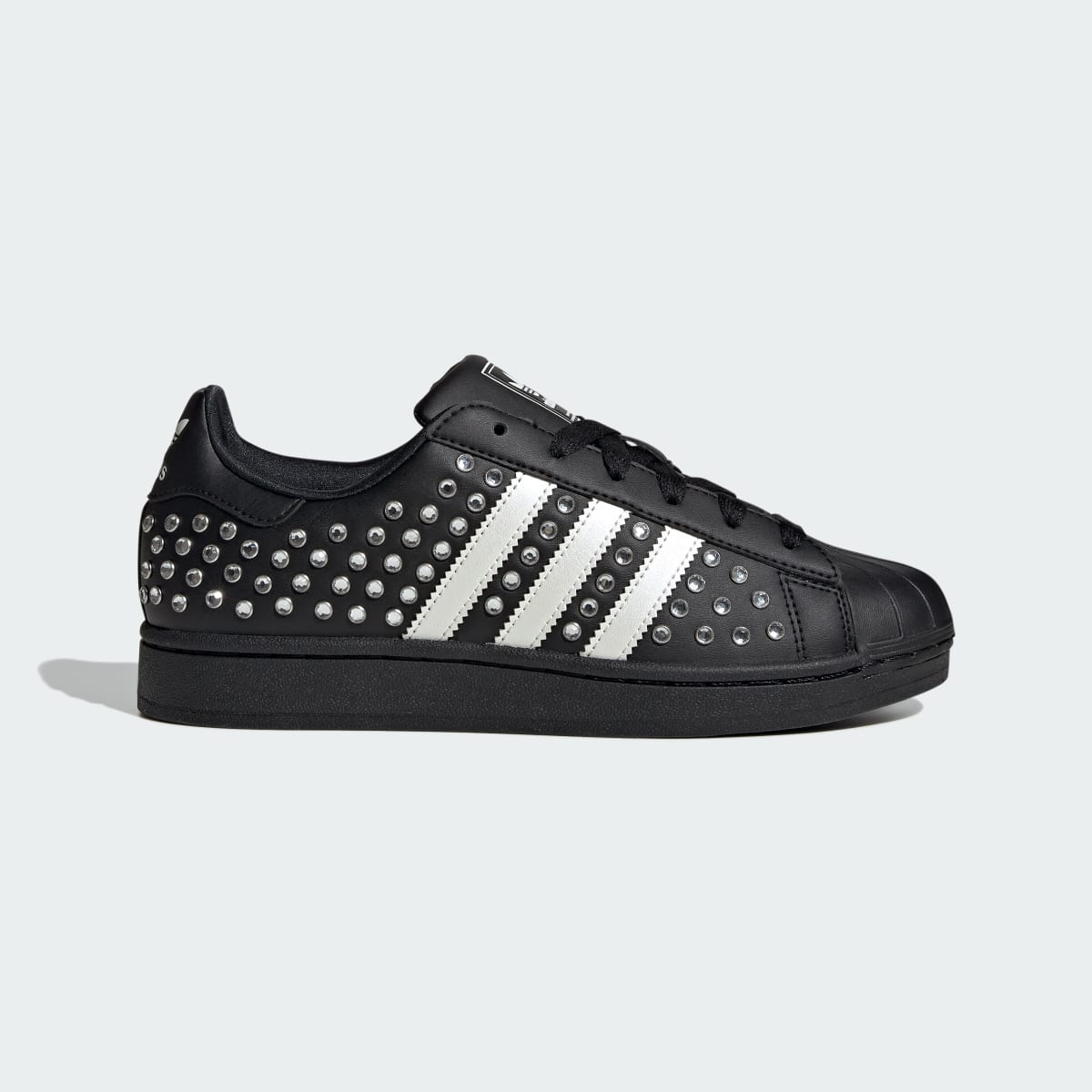 adidas Women's Superstar II Shoes - Core Black / Zero Metalic / Core Black