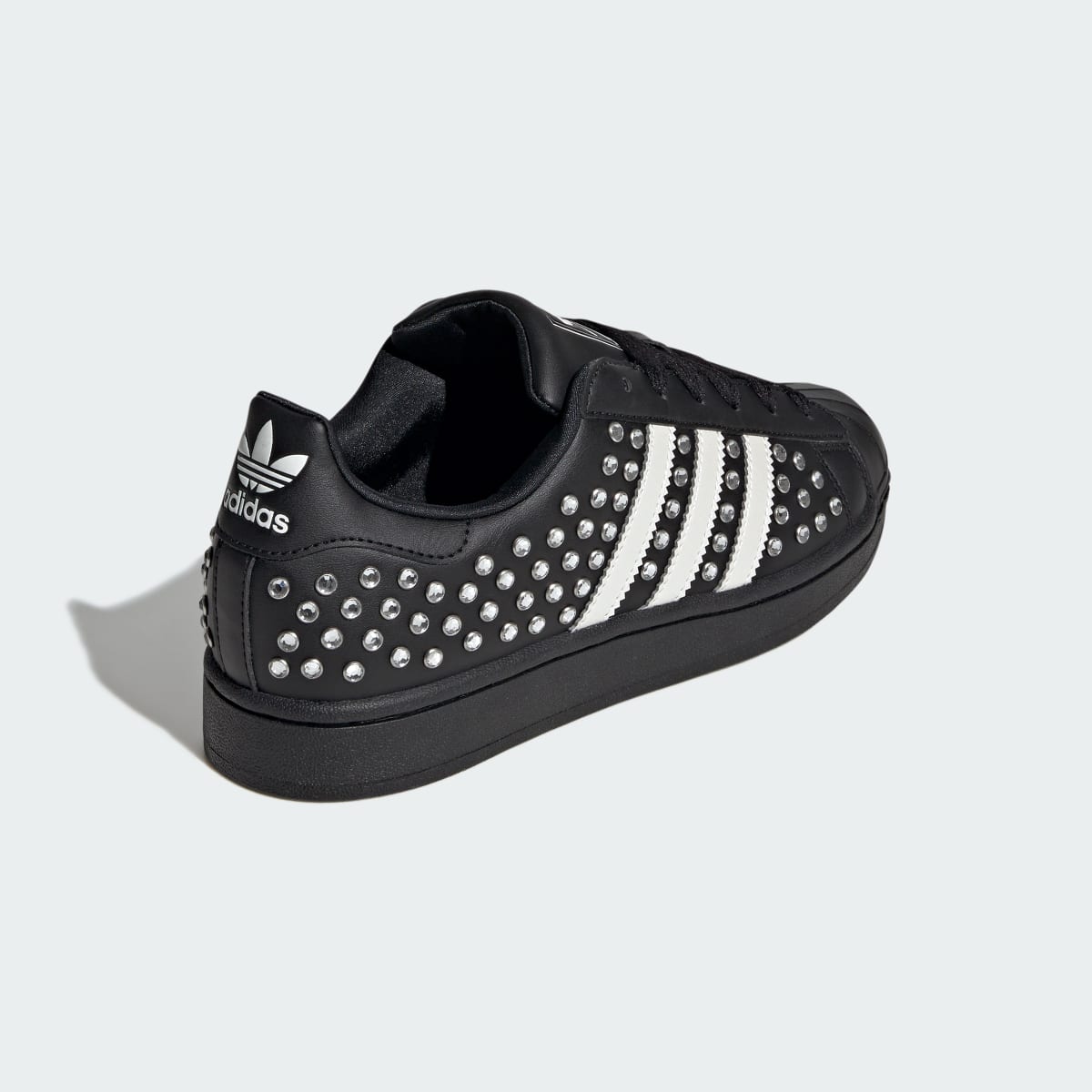 adidas Women's Superstar II Shoes - Core Black / Zero Metalic / Core Black