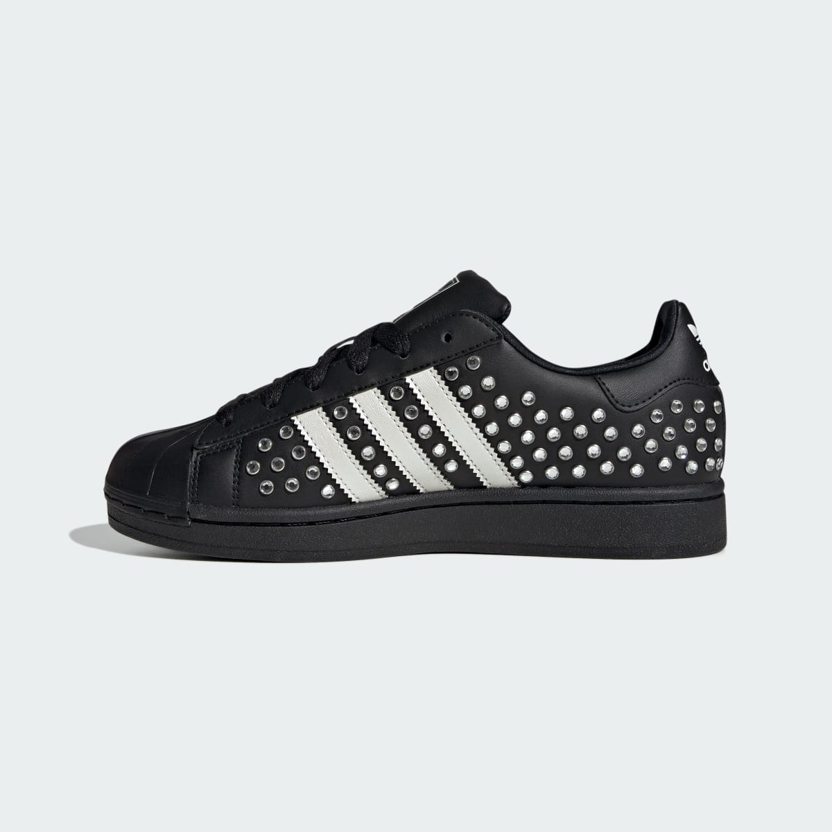 adidas Women's Superstar II Shoes - Core Black / Zero Metalic / Core Black