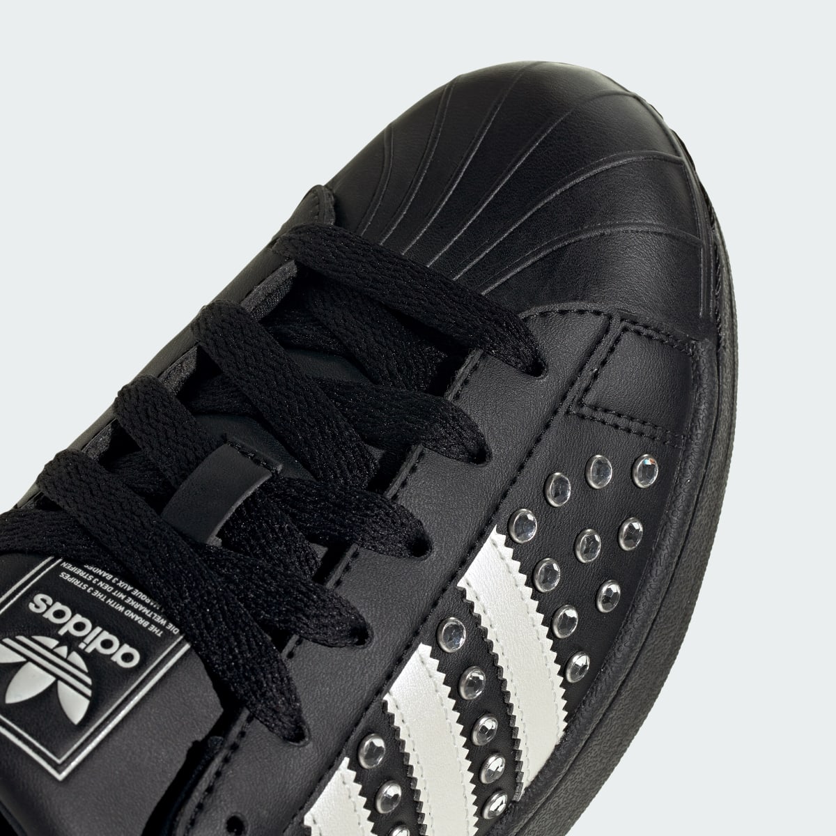 adidas Women's Superstar II Shoes - Core Black / Zero Metalic / Core Black