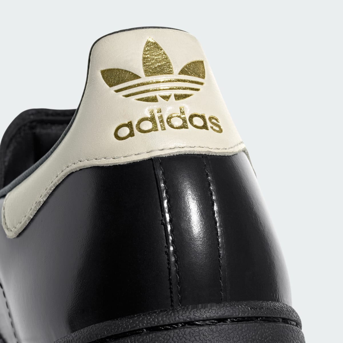adidas Women's Superstar II Shoes - Core Black / Cream White / Gold Metallic