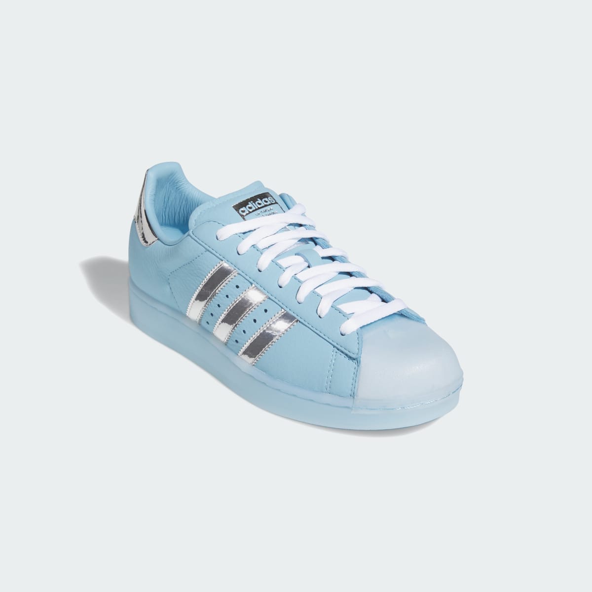 adidas Women's Superstar II Shoes - Clear Blue / Tech Grey Metallic / Cloud White