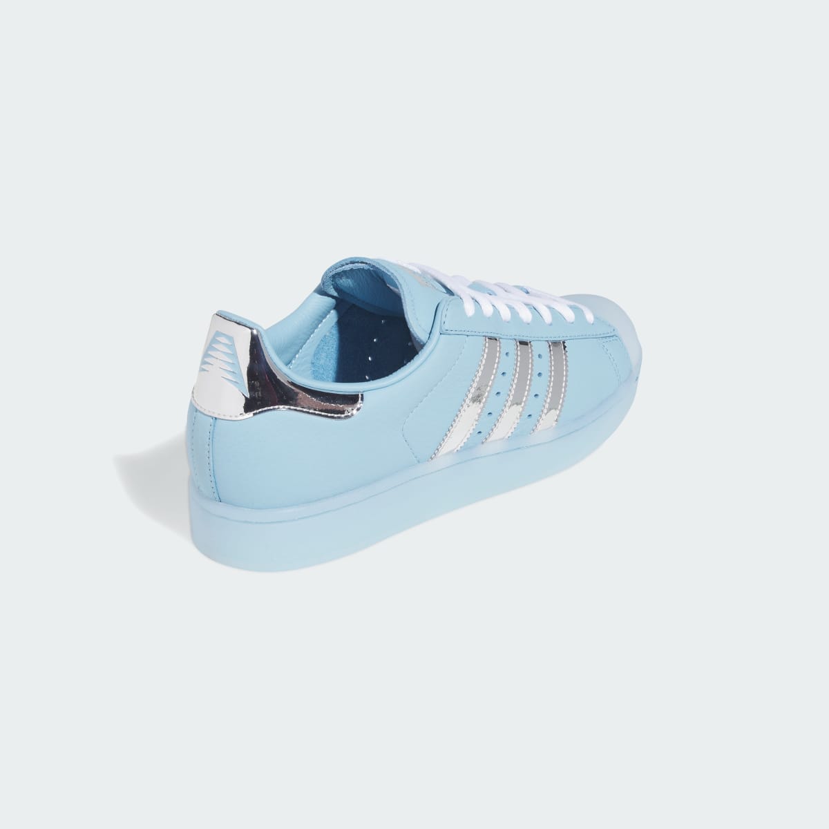adidas Women's Superstar II Shoes - Clear Blue / Tech Grey Metallic / Cloud White