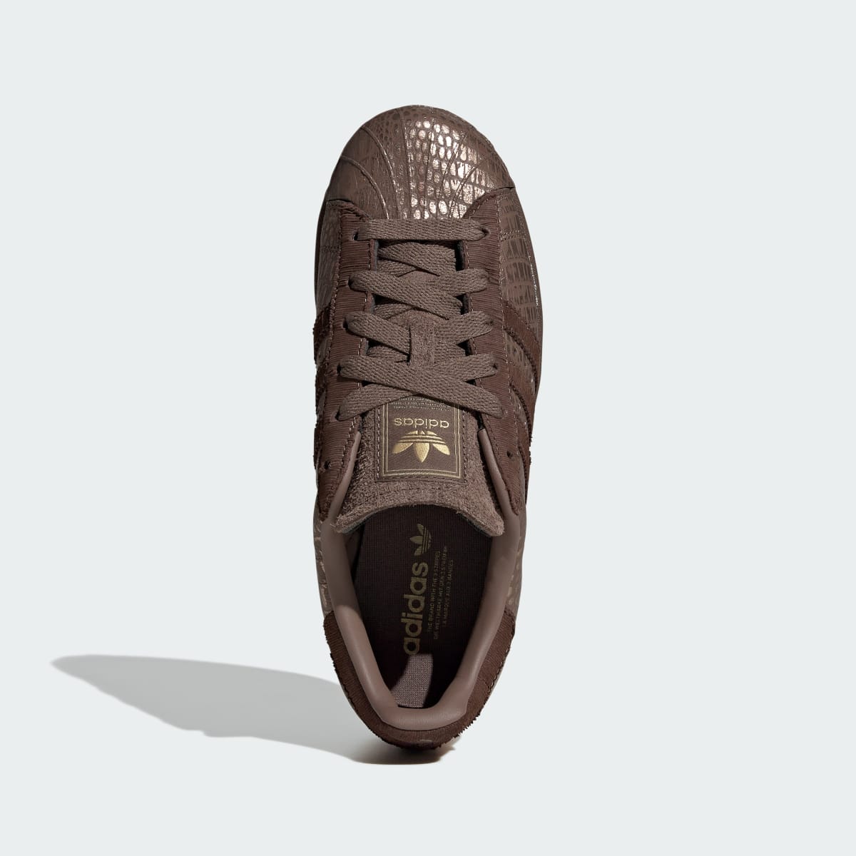 adidas Women's Superstar II Shoes - Earth Strata / Earth Strata / Gold Metallic