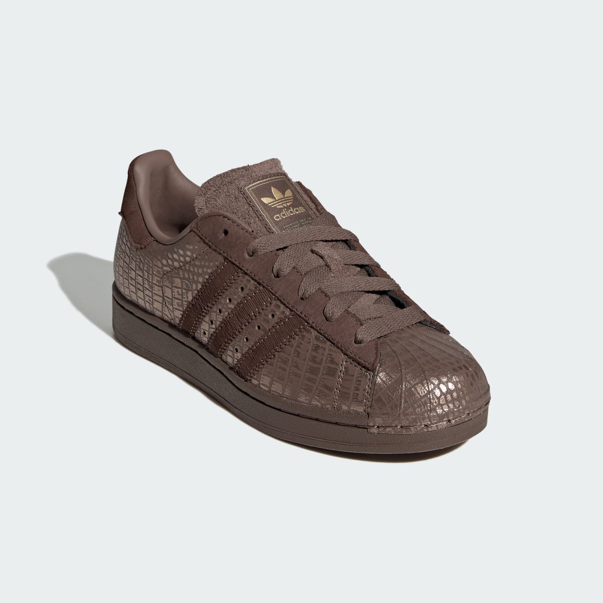 adidas Women's Superstar II Shoes - Earth Strata / Earth Strata / Gold Metallic