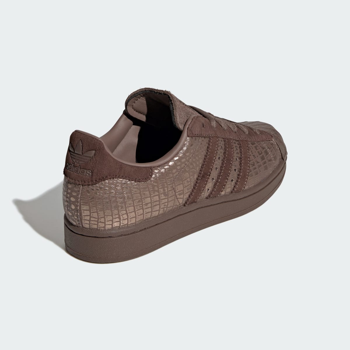adidas Women's Superstar II Shoes - Earth Strata / Earth Strata / Gold Metallic