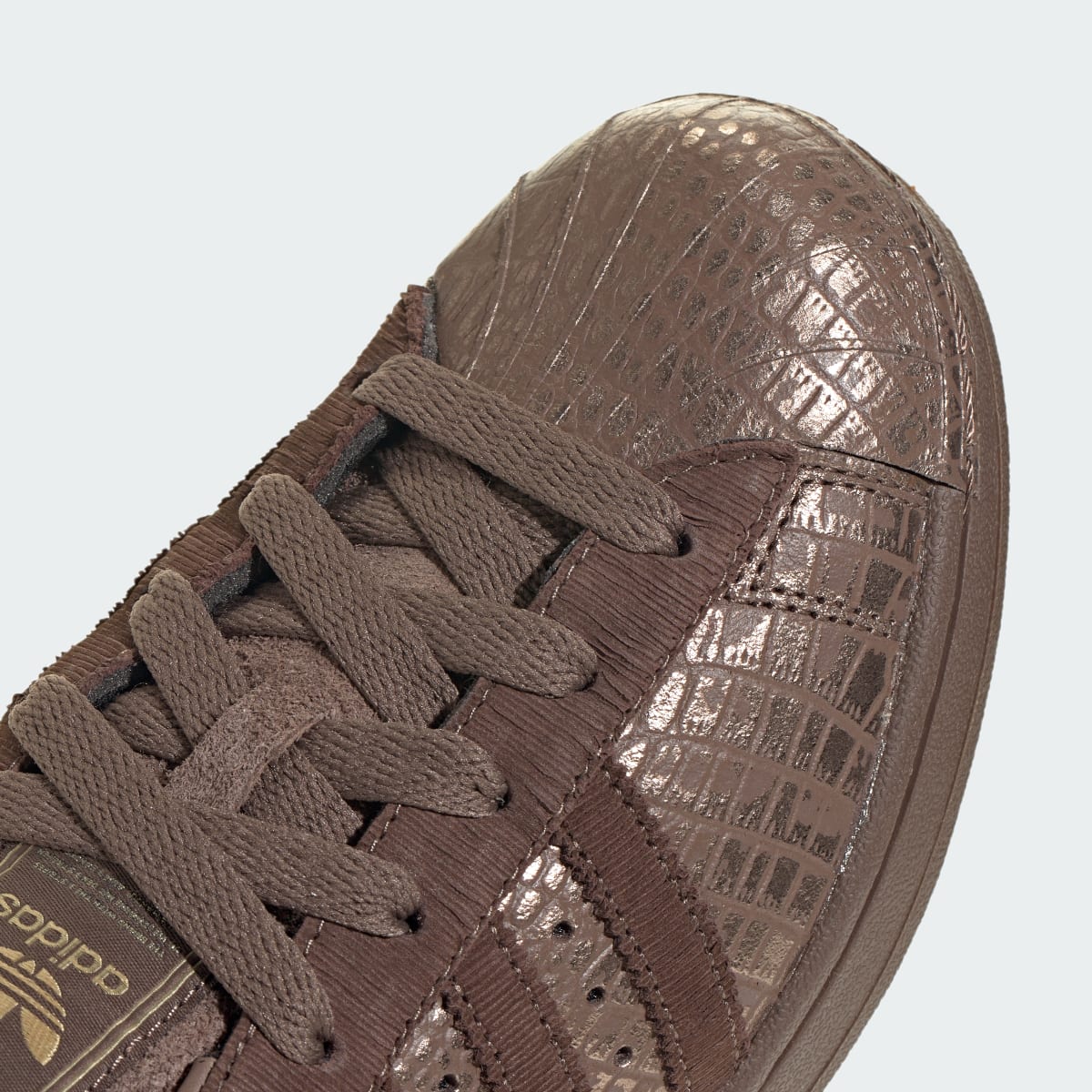 adidas Women's Superstar II Shoes - Earth Strata / Earth Strata / Gold Metallic