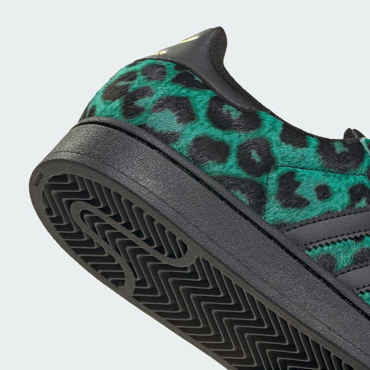 adidas Women's Superstar II Shoes - Semi Screaming Green / Core Black / Gold Metallic
