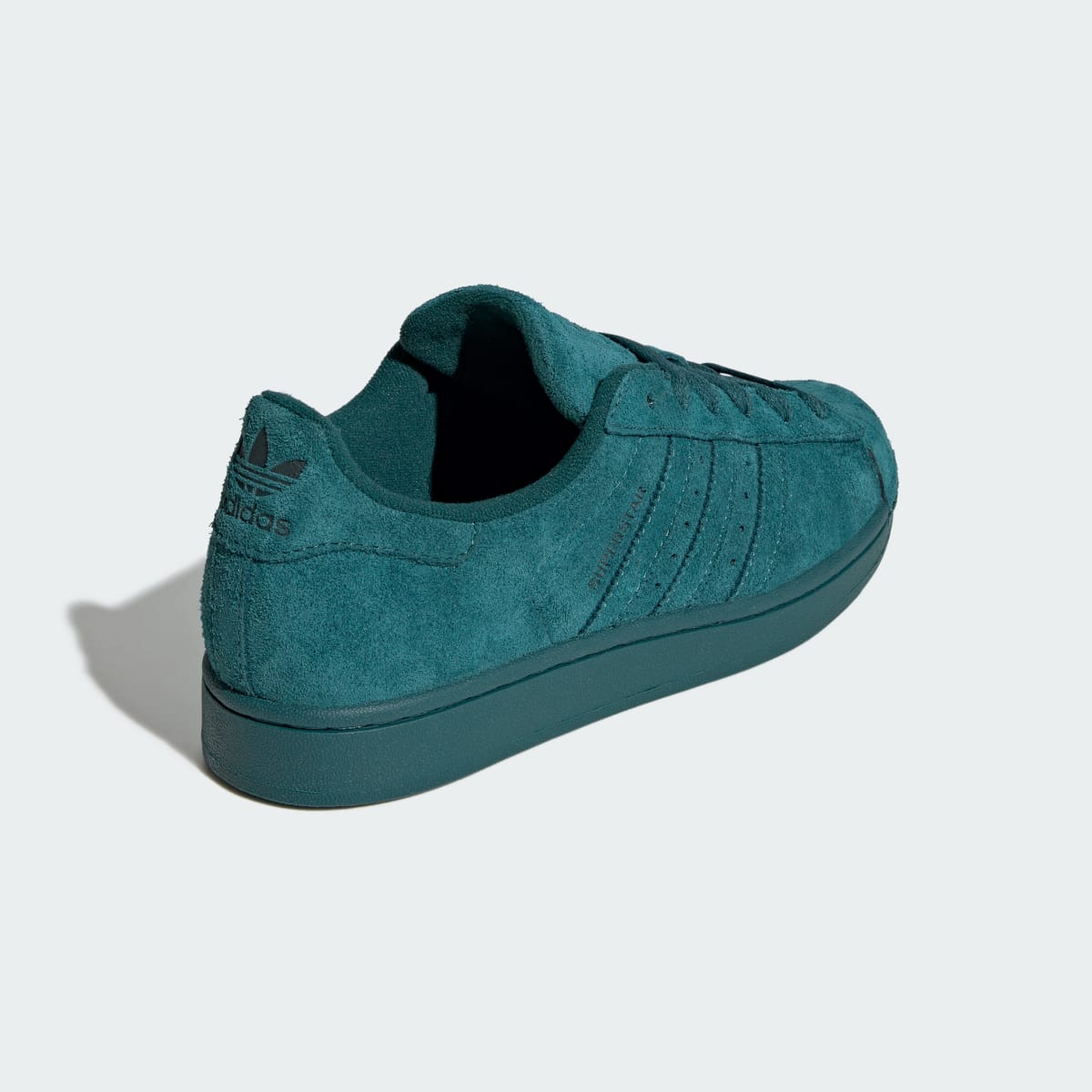 adidas Women's Superstar II Shoes - Rich Green / Rich Green / Core Black