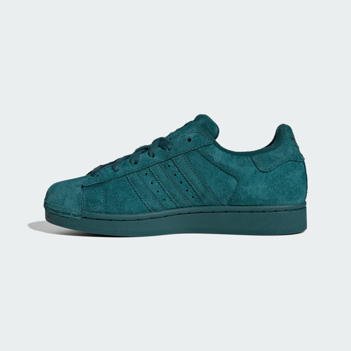 adidas Women's Superstar II Shoes - Rich Green / Rich Green / Core Black