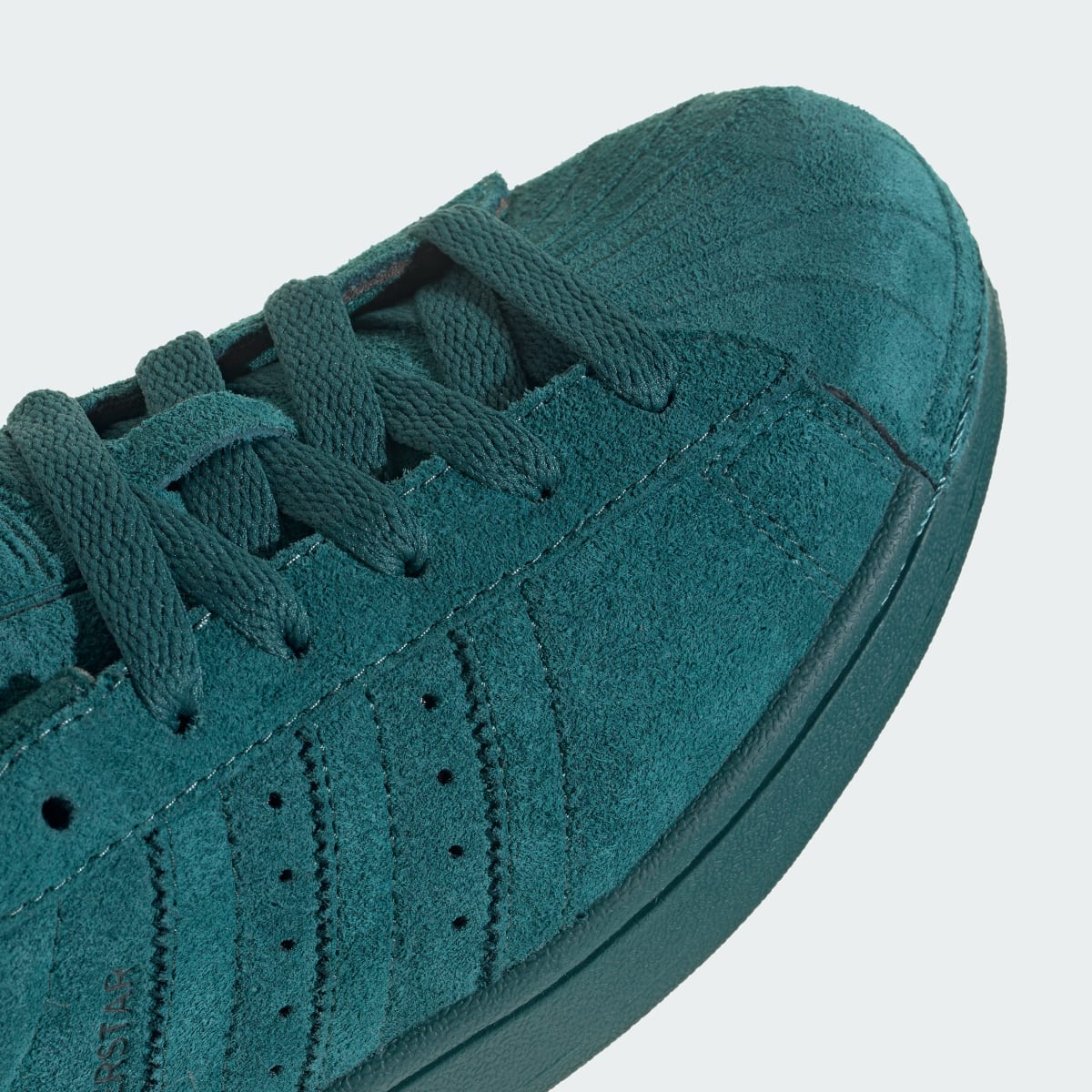 adidas Women's Superstar II Shoes - Rich Green / Rich Green / Core Black