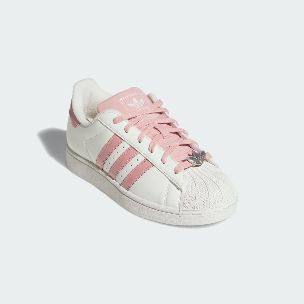 adidas Women's Superstar II Shoes - Off White / Wonder Mauve / Supplier Colour