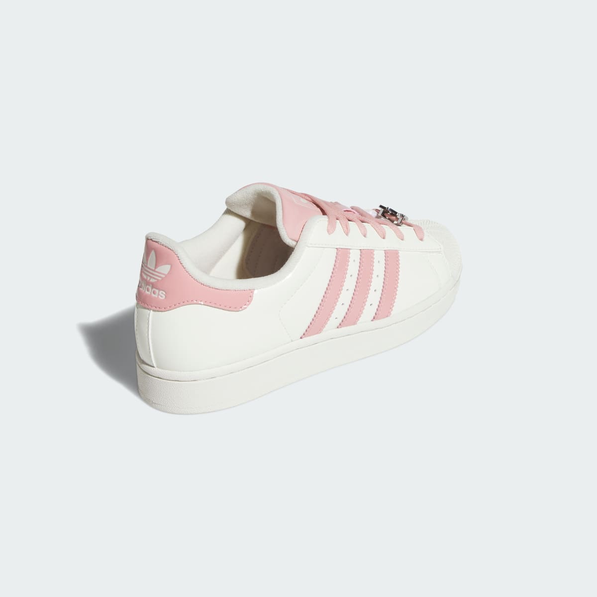 adidas Women's Superstar II Shoes - Off White / Wonder Mauve / Supplier Colour