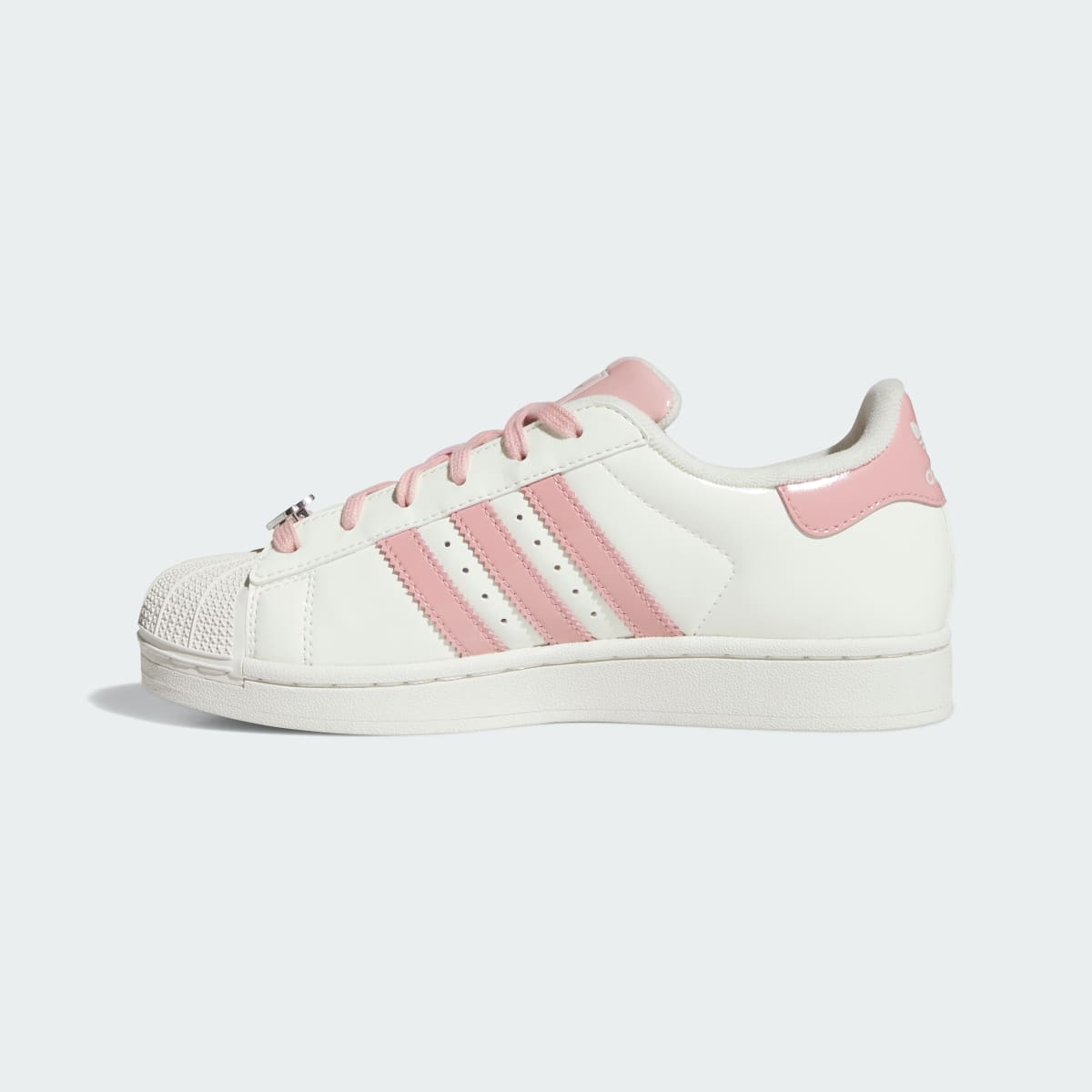 adidas Women's Superstar II Shoes - Off White / Wonder Mauve / Supplier Colour