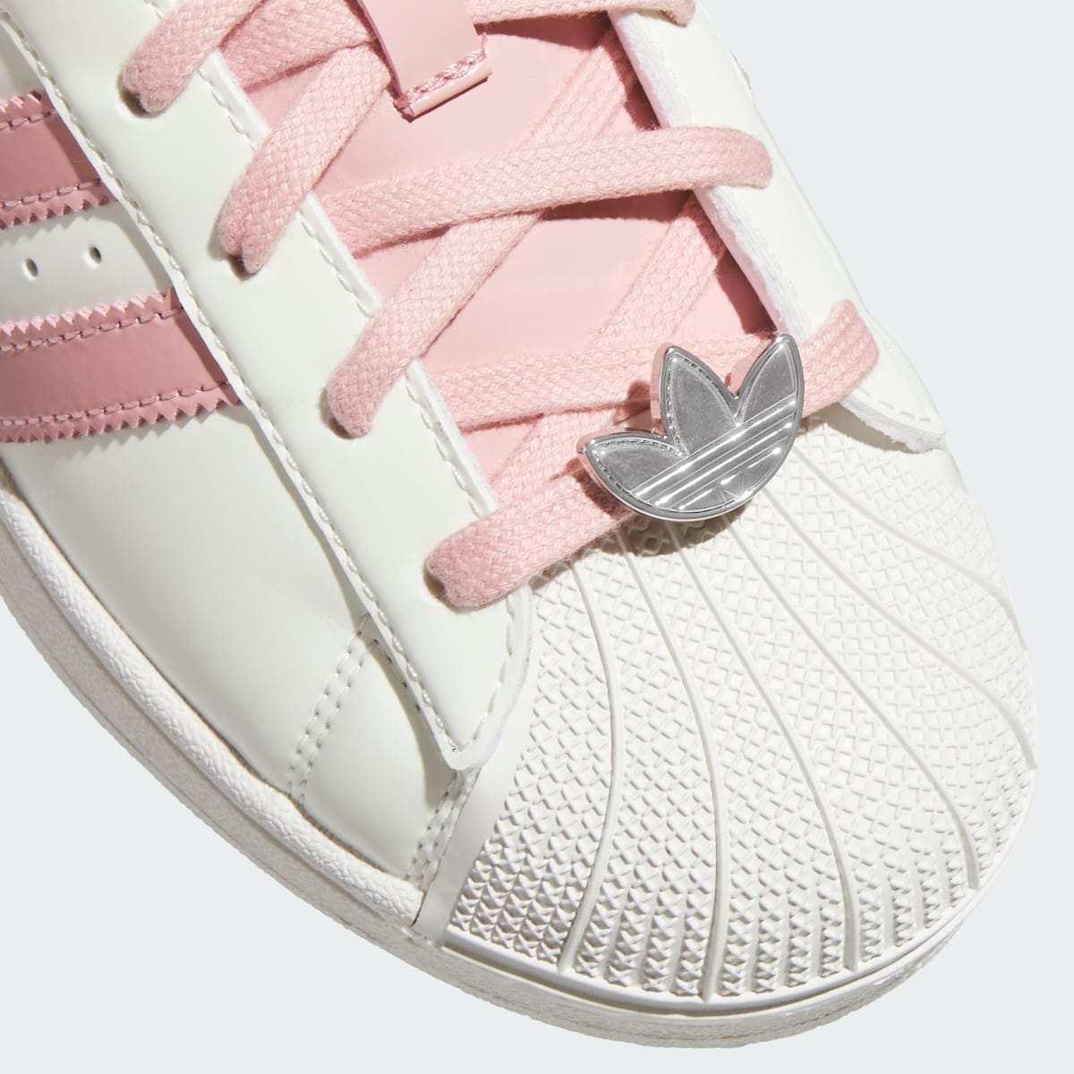 adidas Women's Superstar II Shoes - Off White / Wonder Mauve / Supplier Colour