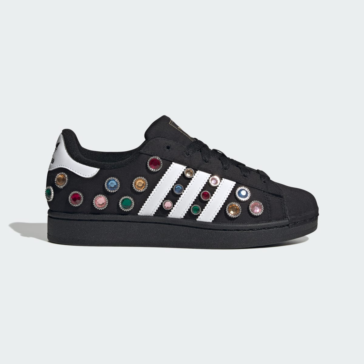 adidas Women's Superstar II W - Core Black / Cloud White / Gold Metallic