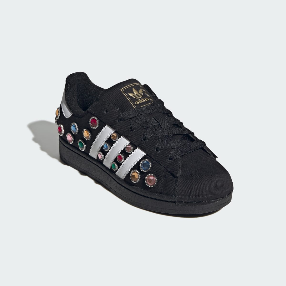 adidas Women's Superstar II W - Core Black / Cloud White / Gold Metallic
