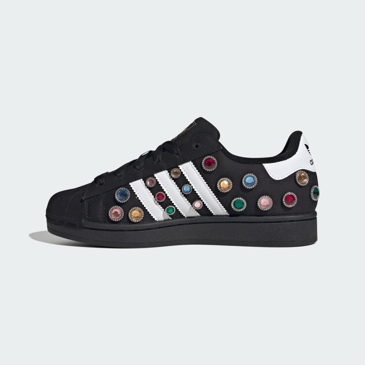 adidas Women's Superstar II W - Core Black / Cloud White / Gold Metallic