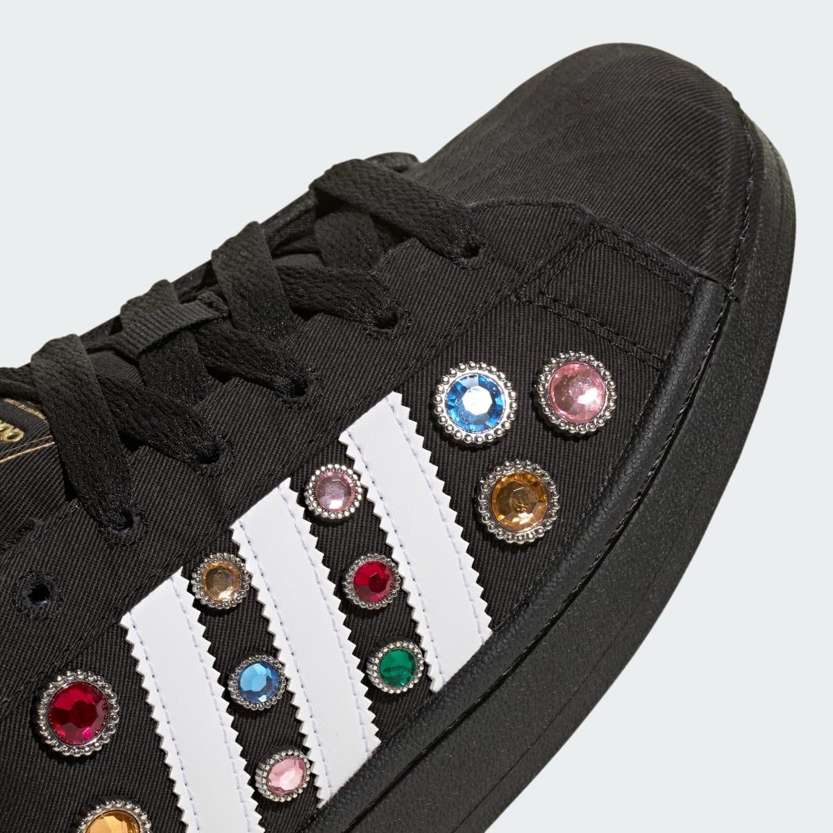 adidas Women's Superstar II W - Core Black / Cloud White / Gold Metallic