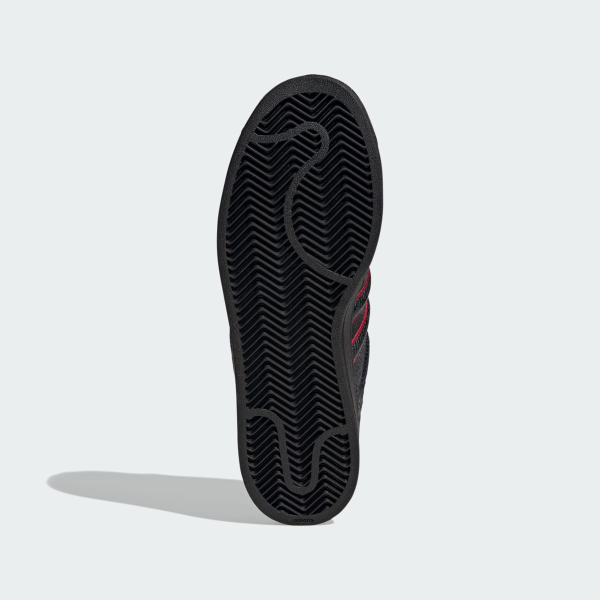 adidas Women's Superstar II shoes - Core Black / Team Victory Red / Utility Black