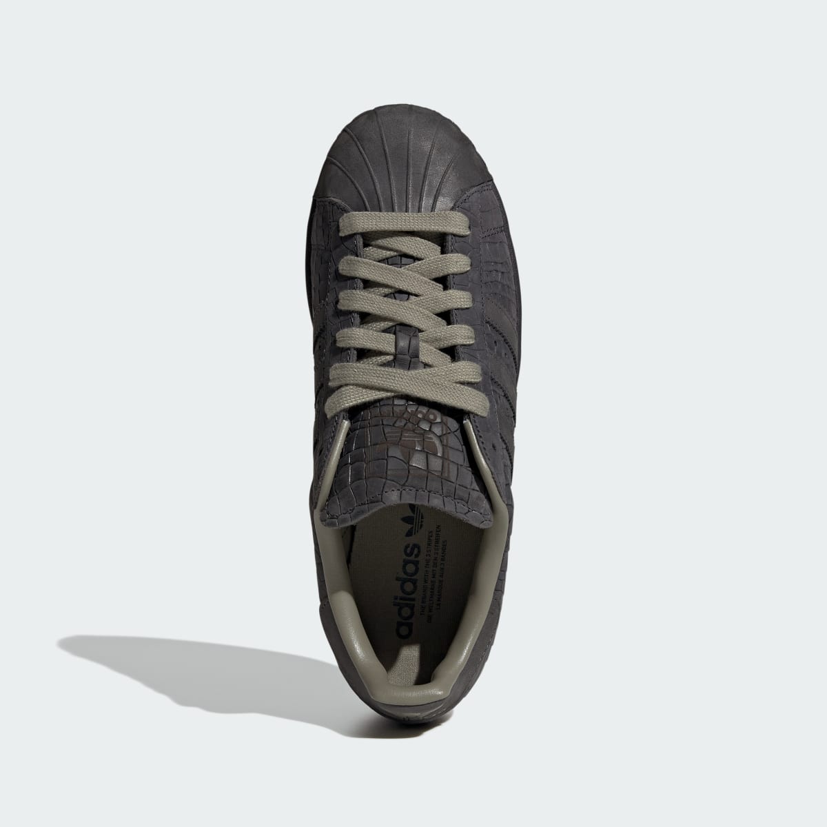 adidas Men's Superstar II shoes - Utility Black / Grey Six / Clay