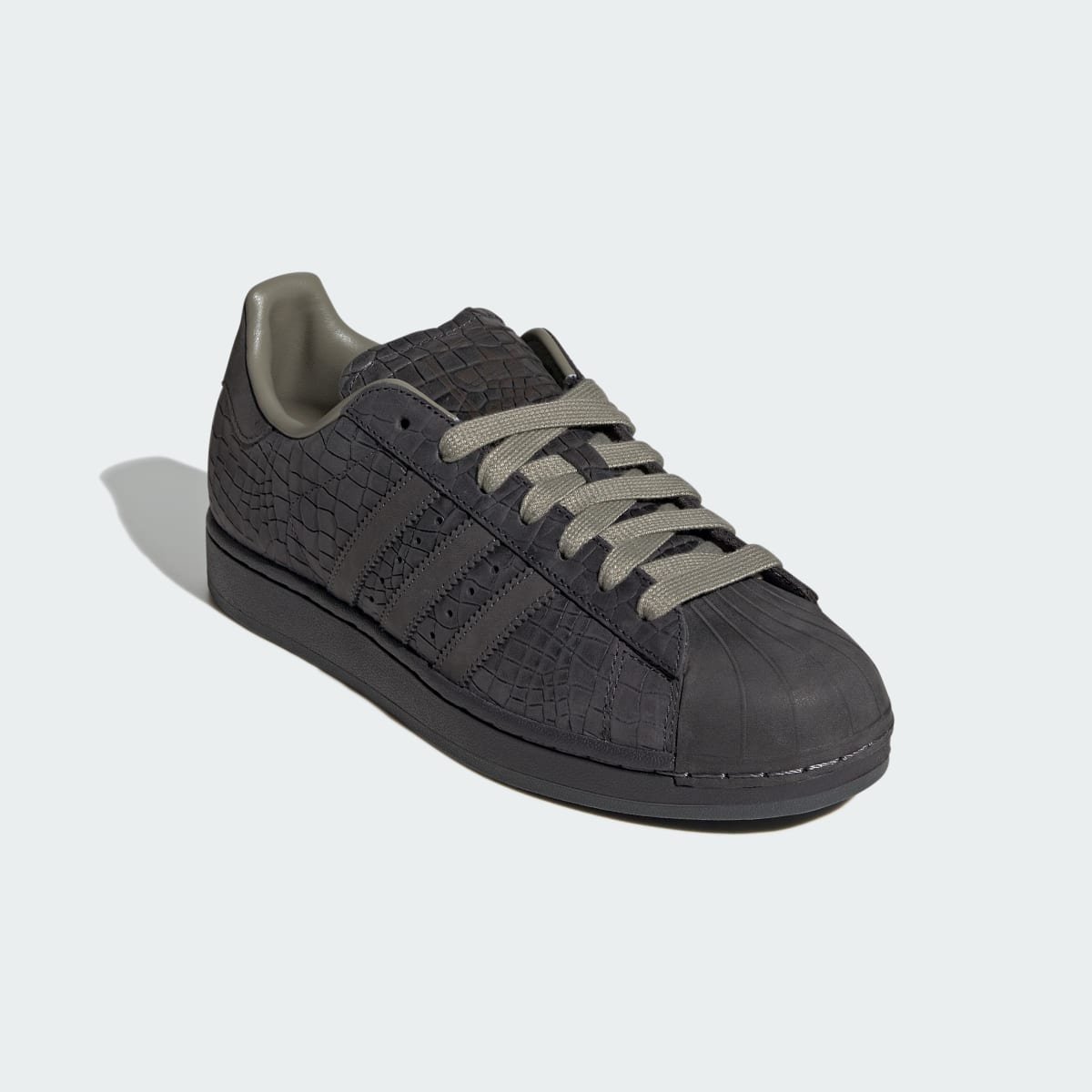 adidas Men's Superstar II shoes - Utility Black / Grey Six / Clay