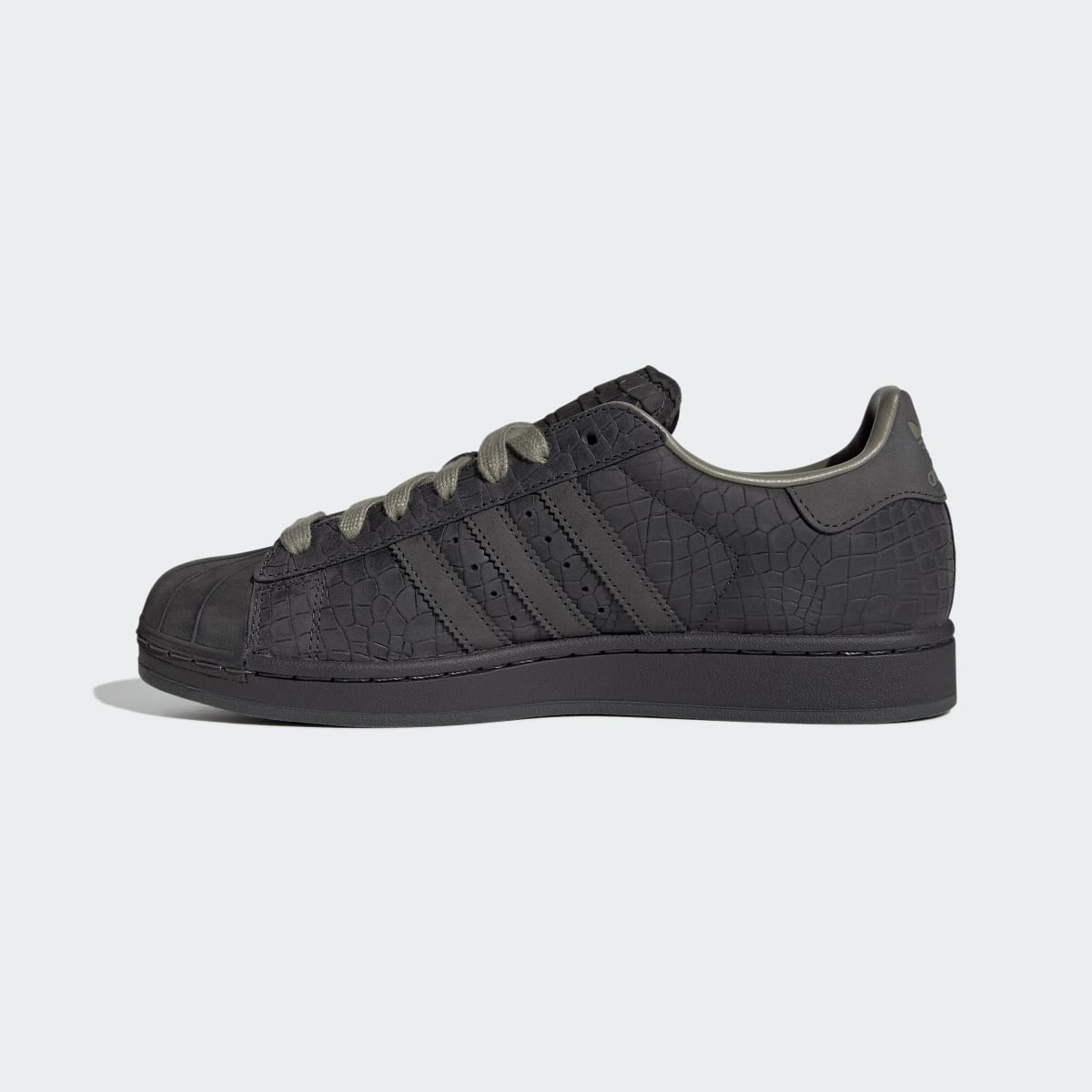 adidas Men's Superstar II shoes - Utility Black / Grey Six / Clay