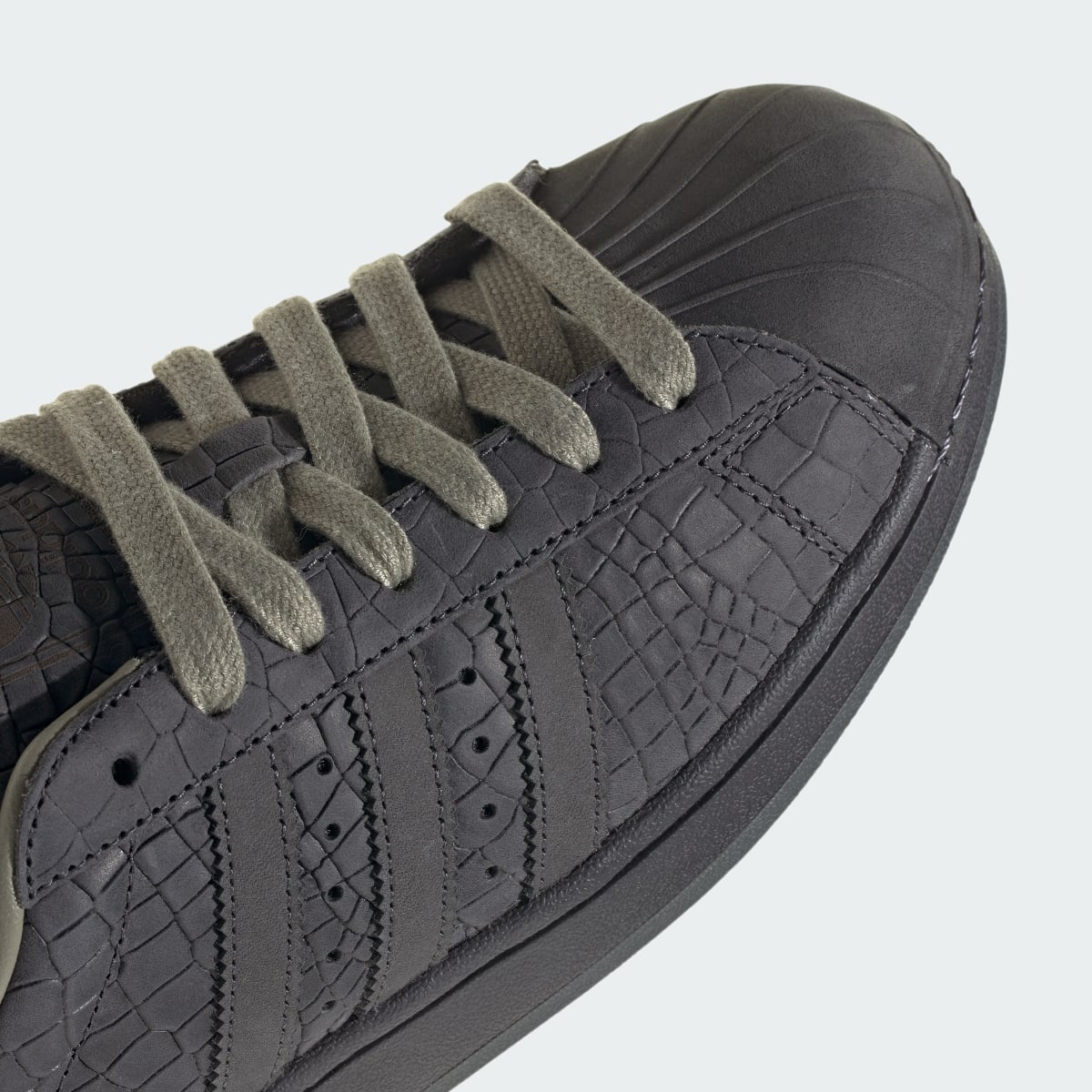 adidas Men's Superstar II shoes - Utility Black / Grey Six / Clay