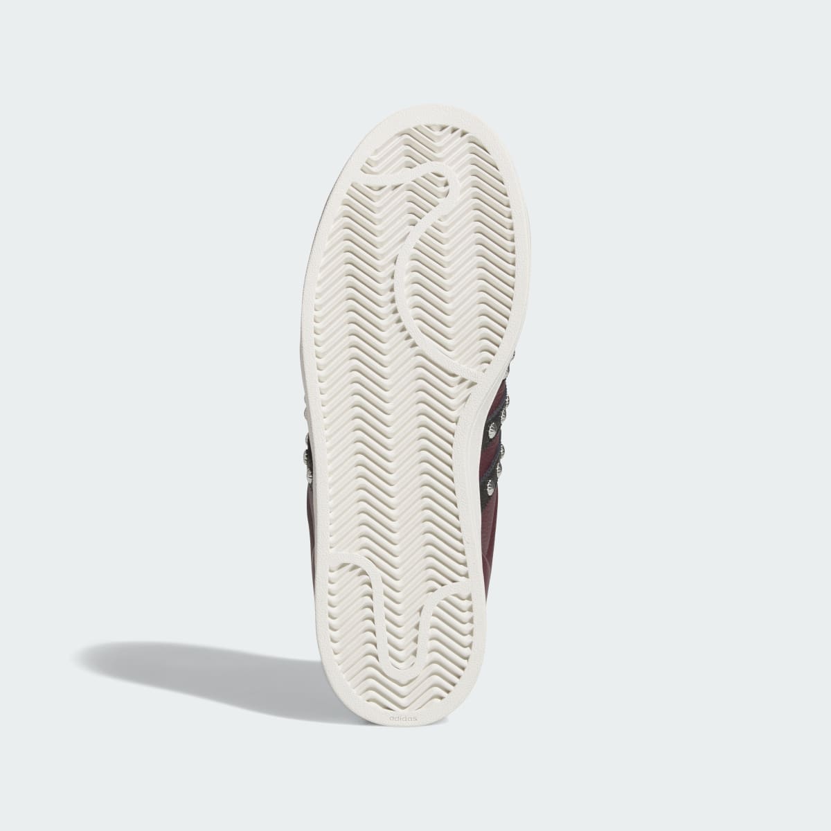 adidas Women's Superstar II shoes - Maroon / Core Black / Off White